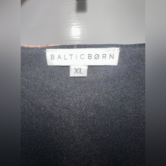 Baltic Born Floral Velvet Maxi Dress - Black and Brown - Picture 5 of 5